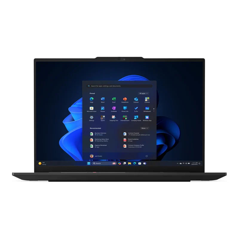 Lenovo ThinkPad E16 Gen 3 black 16 inch WUXGA AI laptop Intel Core Ultra 7 256V 16GB DDR5 onboard RAM 512GB PCIe SSD Windows 11 Pro
