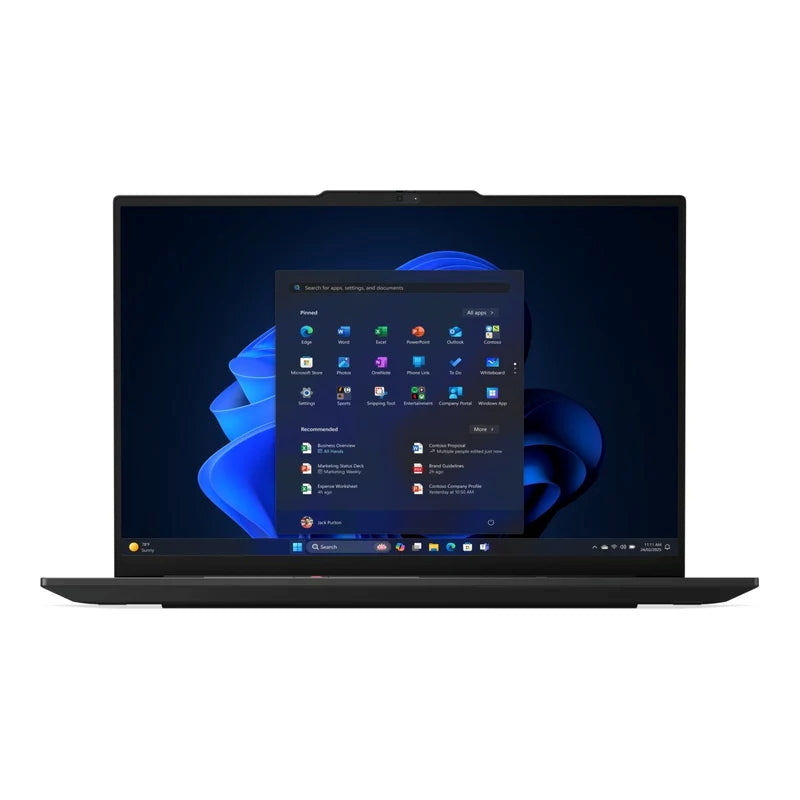 Lenovo ThinkPad E16 Gen 3 black 16 inch WUXGA AI laptop Intel Core Ultra 7 256V 16GB DDR5 1TB PCIe SSD Windows 11 Pro