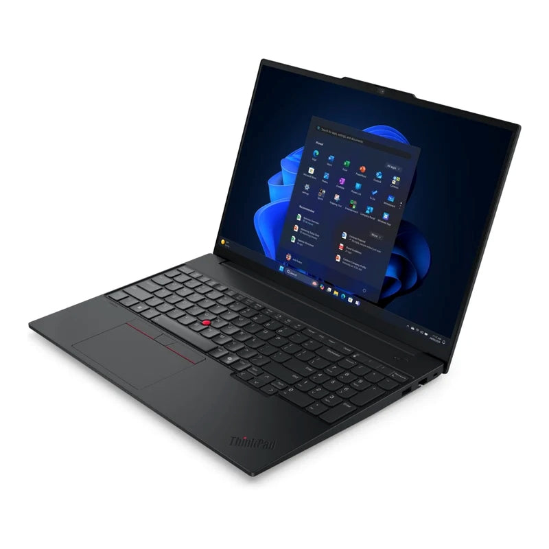 Lenovo ThinkPad E16 Gen 3 black 16 inch WUXGA AI laptop Intel Core Ultra 7 256V 16GB DDR5 1TB PCIe SSD Windows 11 Pro