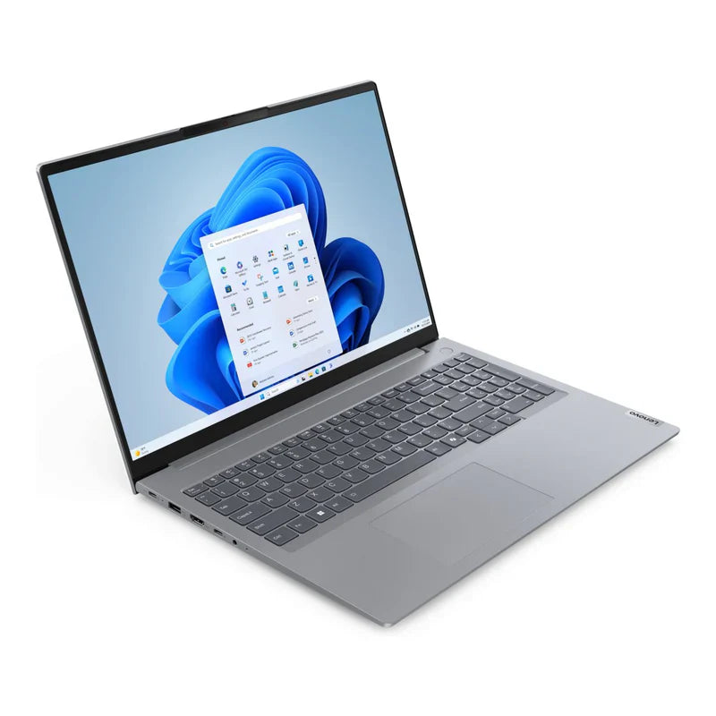 Lenovo ThinkBook 16 G7 ARB grey 16 inch WUXGA laptop AMD Ryzen 7 7735HS 16GB DDR5 RAM 512GB PCIe SSD Windows 11 Pro