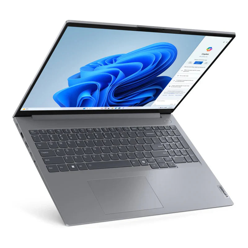 Lenovo ThinkBook 16 G7 ARB grey 16 inch WUXGA laptop AMD Ryzen 7 7735HS 16GB DDR5 RAM 512GB PCIe SSD Windows 11 Pro