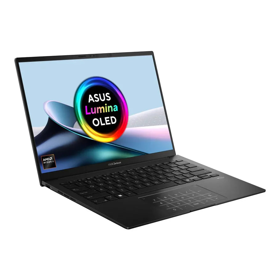 ASUS Zenbook 14 UM3406GA black OLED WUXGA AI laptop AMD Ryzen AI 7 445 32GB DDR5 RAM 1TB SSD stylus Windows 11 Home