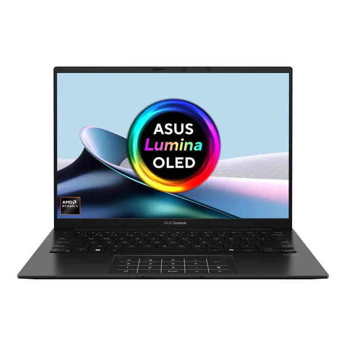 ASUS Zenbook 14 UM3406GA black OLED WUXGA AI laptop AMD Ryzen AI 7 445 32GB DDR5 RAM 1TB SSD stylus Windows 11 Home