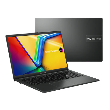 ASUS E1504 Vivobook GO laptop front and cover view