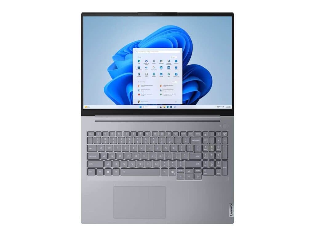Lenovo ThinkBook 16 G9 IRL grey 16 inch WUXGA laptop Intel Core 5 210H 16GB DDR5 RAM 512GB PCIe SSD Windows 11 Pro