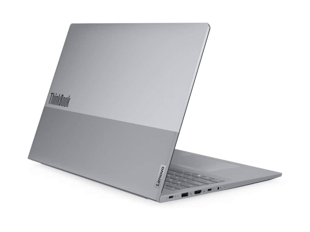Lenovo ThinkBook 16 G9 IRL grey 16 inch WUXGA laptop Intel Core 5 210H 16GB DDR5 RAM 512GB PCIe SSD Windows 11 Pro