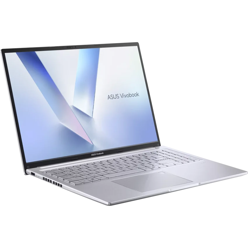 ASUS Vivobook 16 M1605NAQ silver 16 inch WUXGA laptop AMD Ryzen 5 150 16GB RAM 512GB SSD backlit keyboard Windows 11 Home