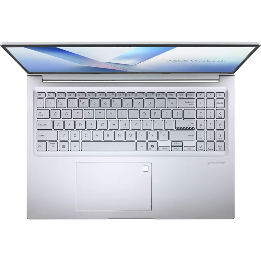 ASUS Vivobook 16 M1605NAQ silver 16 inch WUXGA laptop AMD Ryzen 5 150 16GB RAM 512GB SSD backlit keyboard Windows 11 Home
