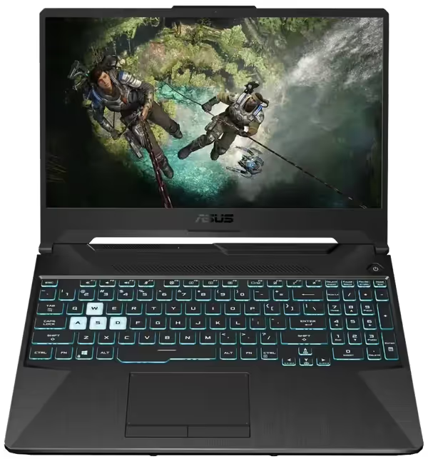 ASUS TUF Gaming A15 FA506NCQ grey 15.6 inch FHD 144Hz laptop AMD Ryzen 7 170 16GB DDR5 512GB SSD RTX 3050 Windows 11 Home