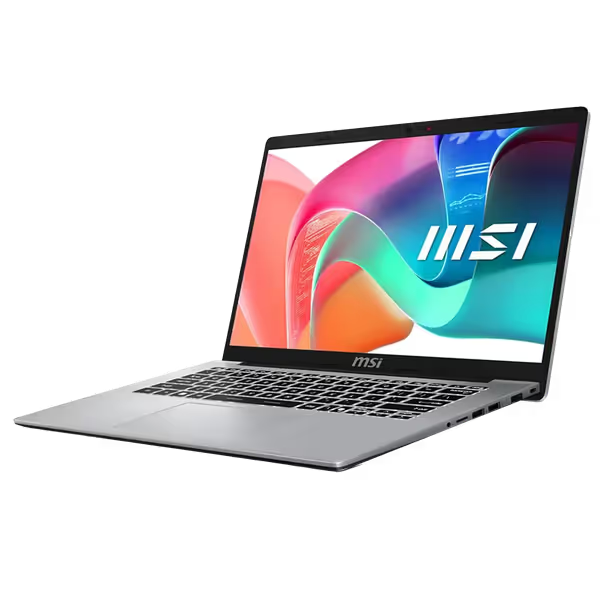 MSI Modern 14 Urban Silver laptop Intel Core 5 120 16GB DDR5 RAM 512GB SSD 14 inch FHD Windows 11 Home